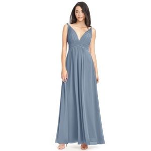 Azazie Maren Dusty Blue Bridesmaid Dress